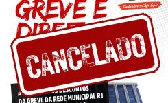 Suspenso o ato de protesto da rede municipal RJ na prefeitura nesta sexta-feira (dia 10 de janeiro)