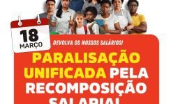 Escolas públicas estaduais vão parar 24h nesta quarta (18/03) e fazer ato no Palácio Guanabara com o conjunto do funcionalismo