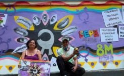 Mural Artivista já está instalado no C.E. Prado Júnior, na Tijuca