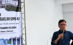 Previdência e saúde da pessoa idosa são debatidas no 45º Encontro de Aposentadas e Aposentados, no segundo dia do evento