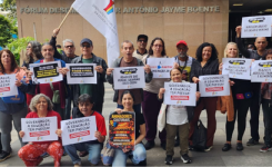 Após ato no TJRJ, Sepe se reúne com governador e SEPLAG